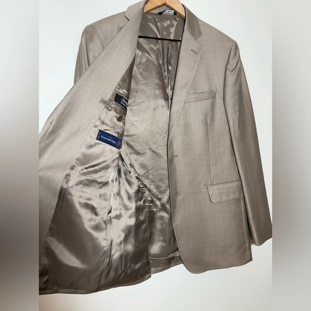 $995 ERMENEGILDO ZEGNA SAKS FIFTH AVENUE Jacket Blazer Sz 38 Sports Coat